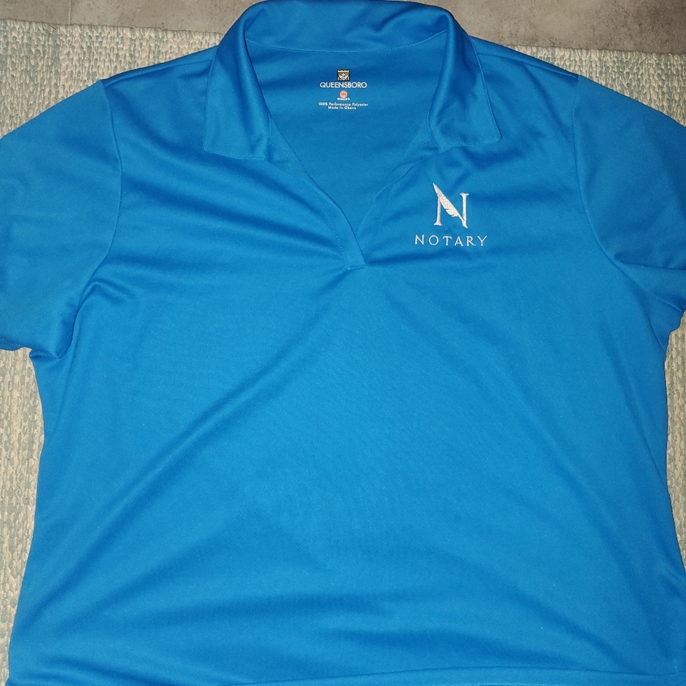 Notary polo top shirt 2X plus size